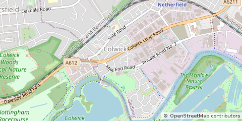 Map of Nottingham