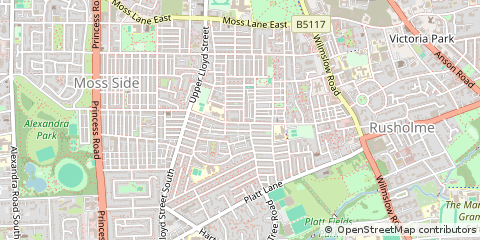 Map of Manchester