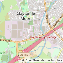 Map of LE Moors Accrington, Lancashire