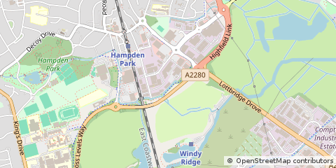 Map of Eastbourne, East Sussex