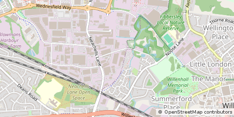 Map of Willenhall, West Midlands