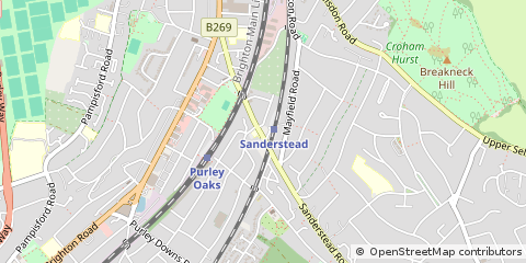 Map of South Croydon