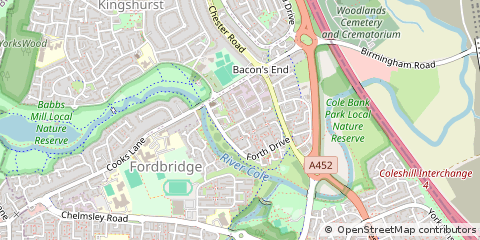 Map of Birmingham