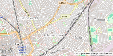 Map of Cardiff