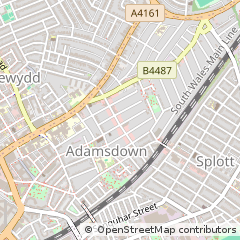 Map of Cardiff