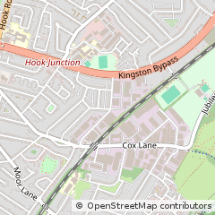 Map of Chessington, Surrey