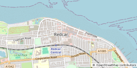 Map of Redcar