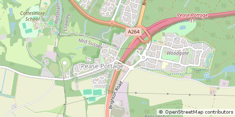 Map of Crawley