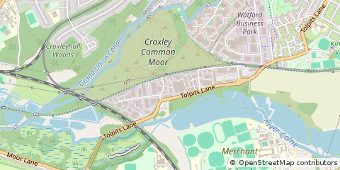 Map of Watford, Hertfordshire