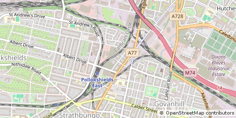 Map of Glasgow