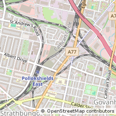 Map of Glasgow