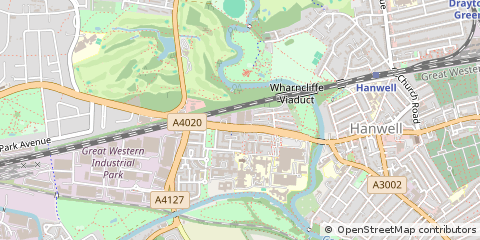 Map of Southall, Middlesex