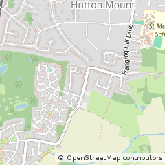 Map of Brentwood, Essex
