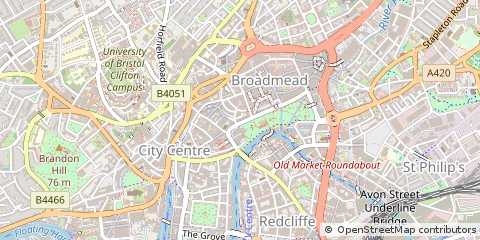 Map of Bristol