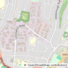 Map of High Wycombe, Bucks