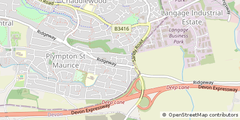 Map of Plymouth, Devon