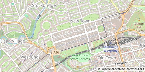 Map of Edinburgh