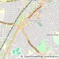 Map of Birmingham, West Midlands