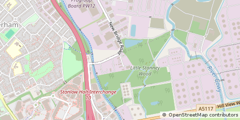 Map of Chester, Cheshire