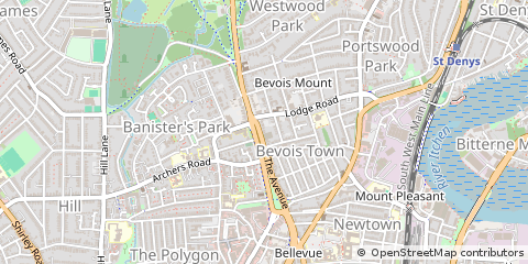 Map of Southampton