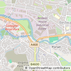 Map of Caerphilly
