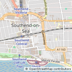 Map of Southend-on-SEA, Essex