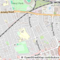 Map of Hull, North Humberside