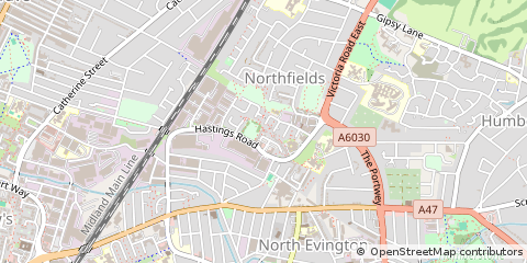 Map of Leicester