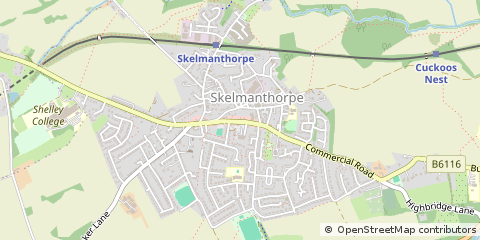 Map of Huddersfield