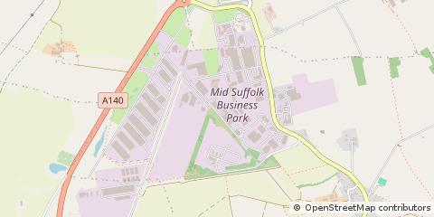 Map of EYE, Suffolk