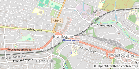 Map of Poole