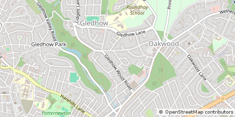 Map of Leeds