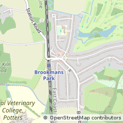 Map of Hatfield, Hertfordshire
