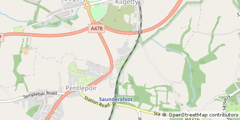 Map of Pembrokeshire