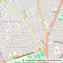 Map of Nottingham