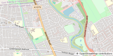 Map of Hull