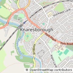 Map of Knaresborough, North Yorkshire