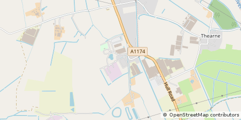 Map of Beverley, East Yorkshire