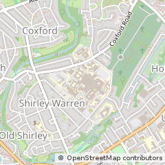 Map of General Hospital Tremona Road, Southampton Hampshire