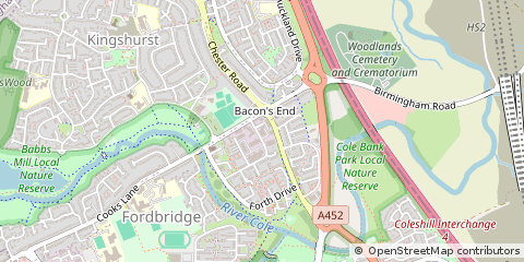 Map of Birmingham