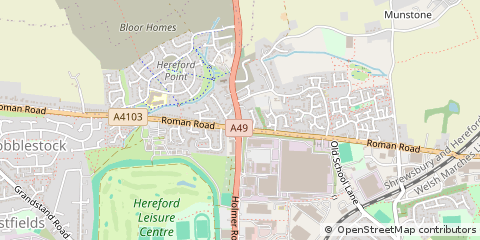 Map of Hereford