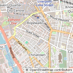 Map of Liverpool, Oxfordshire