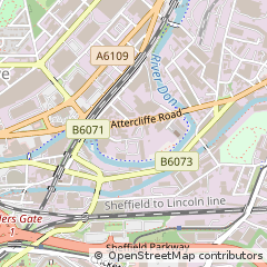 Map of Sheffield