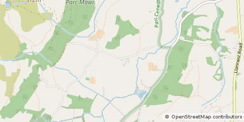 Map of Conwy