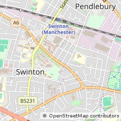Map of Swinton, Manchester
