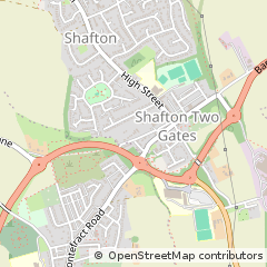 Map of Barnsley, South Yorkshire