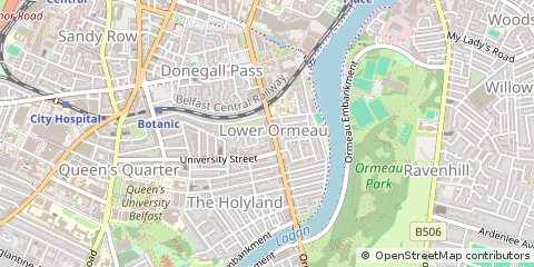 Map of Belfast, Co Antrim