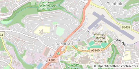 Map of Plymouth, Devon
