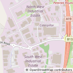 Map of Peterlee