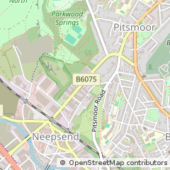 Map of Sheffield